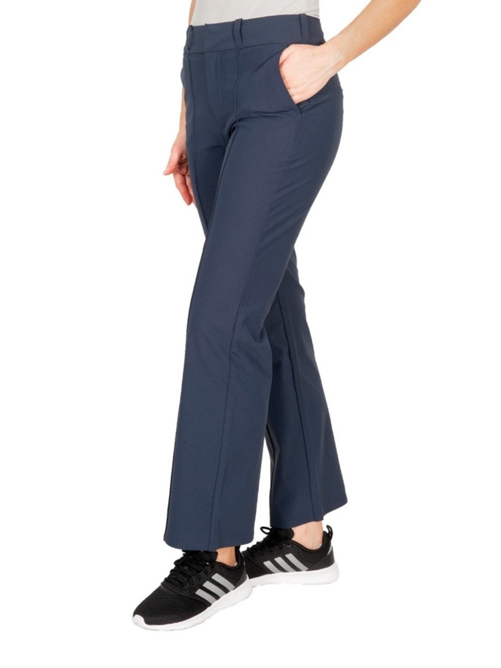 RHONE Birdie Cropped Trouser Pants Navy Blue Size 10
